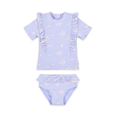 Little Dutch μαγιό 2-6M (62/68 CM) LITTLE DUTCH. Σετ μπλουζάκι κοντομάνικο και μαγιό μπικίνι UV Dreamy Lavender