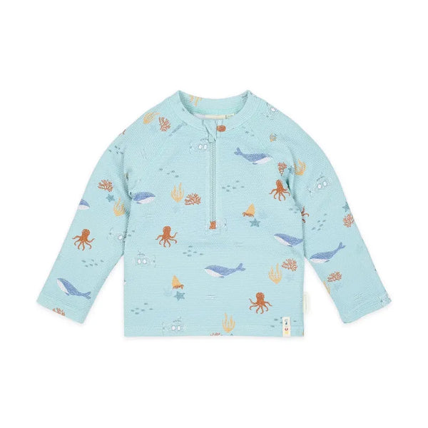 Little Dutch μαγιό 2-6M (62/68 CM) LITTLE DUTCH. Μπλουζάκι μακρυμάνικο με προστασία UV Ocean Friends