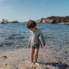 Little Dutch μαγιό LITTLE DUTCH. Μπλουζάκι μακρυμάνικο με προστασία UV Ocean Friends
