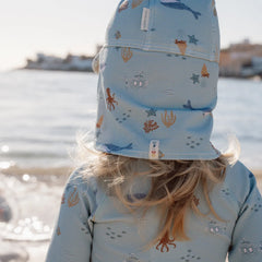 Little Dutch μαγιό LITTLE DUTCH. Μπλουζάκι μακρυμάνικο με προστασία UV Ocean Friends