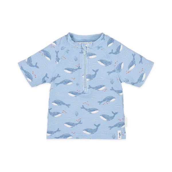 Little Dutch μαγιό 2-6M (62/68 CM) LITTLE DUTCH. Μπλουζάκι κοντομάνικο με προστασία UV Ocean Splash