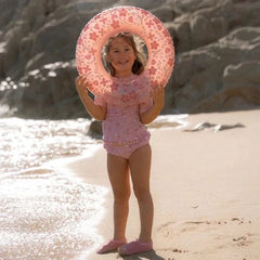 Little Dutch μαγιό LITTLE DUTCH. Μπλουζάκι κοντομάνικο με προστασία UV Ocean Treasures Multi-colour