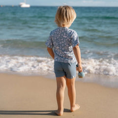 Little Dutch μαγιό LITTLE DUTCH. Μπλουζάκι κοντομάνικο με προστασία UV Sea Life Ocean Blue