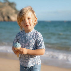 Little Dutch μαγιό LITTLE DUTCH. Μπλουζάκι κοντομάνικο με προστασία UV Sea Life Ocean Blue