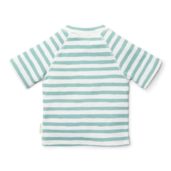 Little Dutch μαγιό LITTLE DUTCH. Μπλουζάκι κοντομάνικο με προστασία UV Stripes Surf Blue
