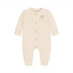 Little Dutch Βρεφικά Φορμάκια 2-4M (62 CM) LITTLE DUTCH. Ολόσωμο μακρυμάνικο φορμάκι με κουμπάκια Vanilla melee