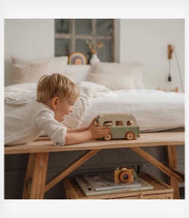 Little Dutch ξύλινα παιχνίδια Little Dutch Ξύλινο λεωφορείο Vintage FSC