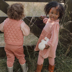 Little Dutch Παντελονάκι LITTLE DUTCH. Παντελονάκι με ζώνη Warm Rose