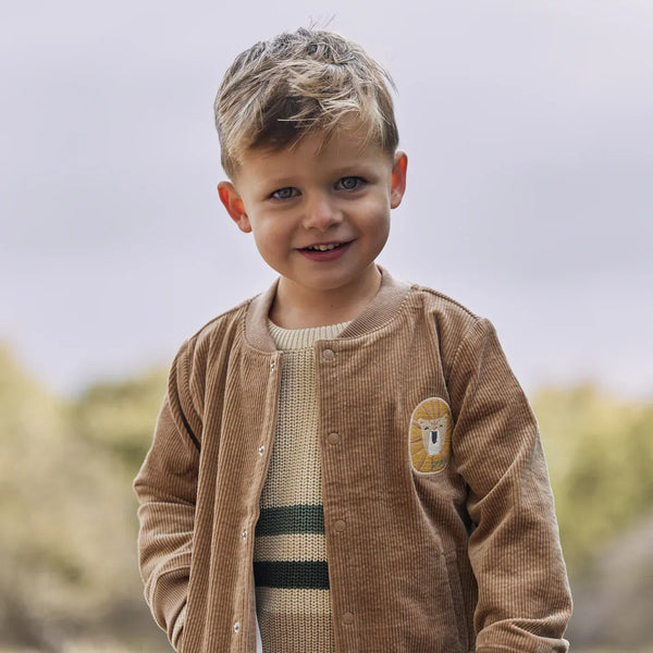 Little Dutch Μπλουζάκι LITTLE DUTCH. Πλεκτό πουλοβεράκι Warm Taupe
