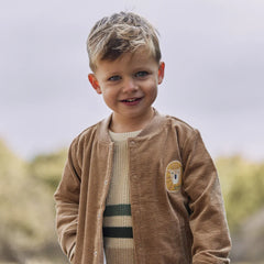 Little Dutch Μπλουζάκι LITTLE DUTCH. Πλεκτό πουλοβεράκι Warm Taupe