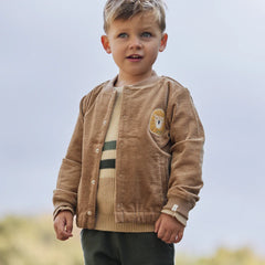 Little Dutch Μπλουζάκι LITTLE DUTCH. Πλεκτό πουλοβεράκι Warm Taupe