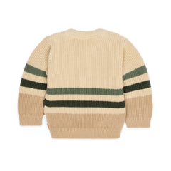 Little Dutch Μπλουζάκι LITTLE DUTCH. Πλεκτό πουλοβεράκι Warm Taupe