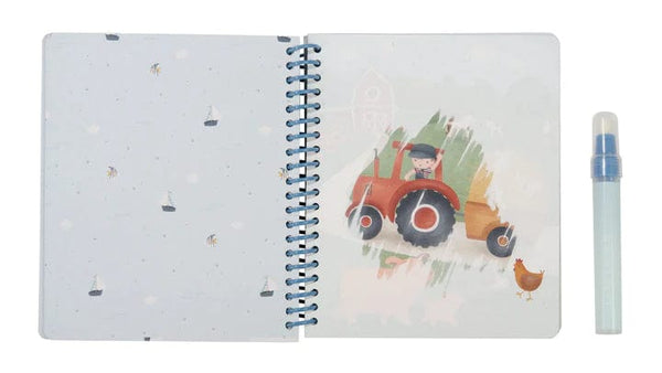 Little Dutch Βιβλία ζωγραφικής Little Dutch Παιδικό Βιβλίο ζωγραφικής Water reveal Jim & Friends 18 x 15cm 3+ ετών