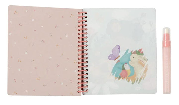 Little Dutch Βιβλία ζωγραφικής Little Dutch Παιδικό Βιβλίο ζωγραφικής Water reveal Rosa & Friends 18 x 15cm 3+ ετών