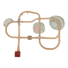 Little Dutch παιχνιδι ρολων LITTLE DUTCH. Σετ παιχνιδιού τρενάκι με ράγες και οχήματα XL FSC