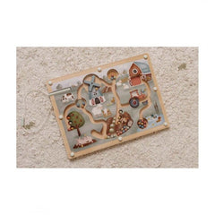 Little Dutch Βρεφικά Παιχνίδια Δραστηριοτήτων Μαγνητικός λαβύρινθος Little Farm FSC Little Dutch