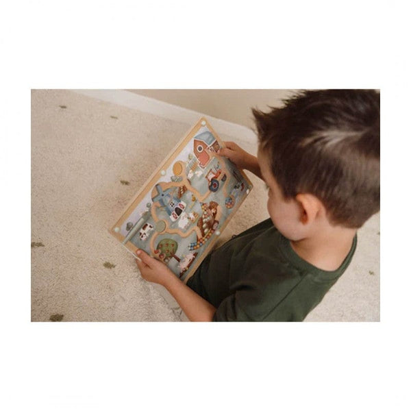 Little Dutch Βρεφικά Παιχνίδια Δραστηριοτήτων Μαγνητικός λαβύρινθος Little Farm FSC Little Dutch