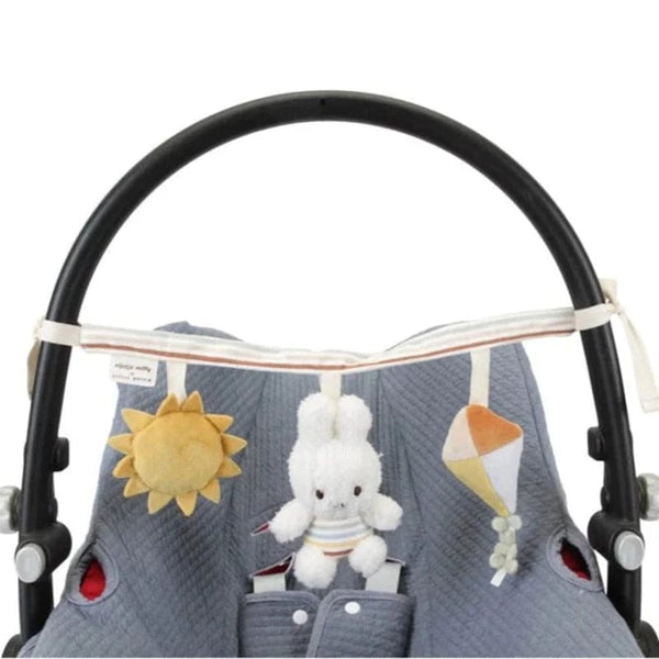 Little Dutch Βρεφικά Παιχνίδια Δραστηριοτήτων Υφασμάτινη βρεφική γιρλάντα για καρότσι Miffy Vintage sunny stripes 35x5x13cm NIJN867