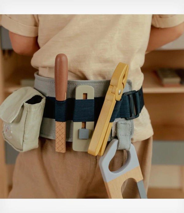 Little Dutch Ζώνη μαστοράκου με ξύλινα εργαλεία FSC