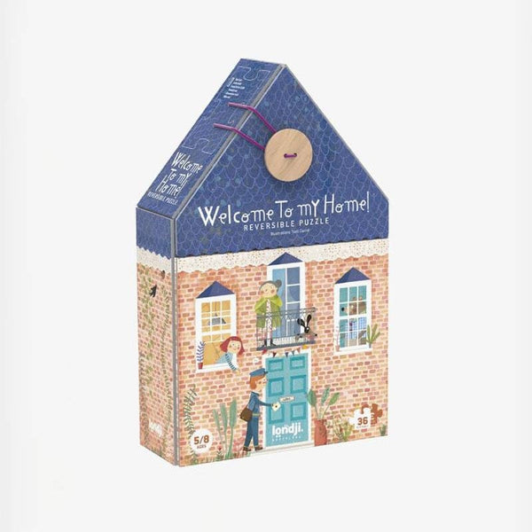 Londji Ζωγραφική - Καλλιτεχνικά - Παζλ Londji Puzzle 36 κομματιών – Welcome to my Home!