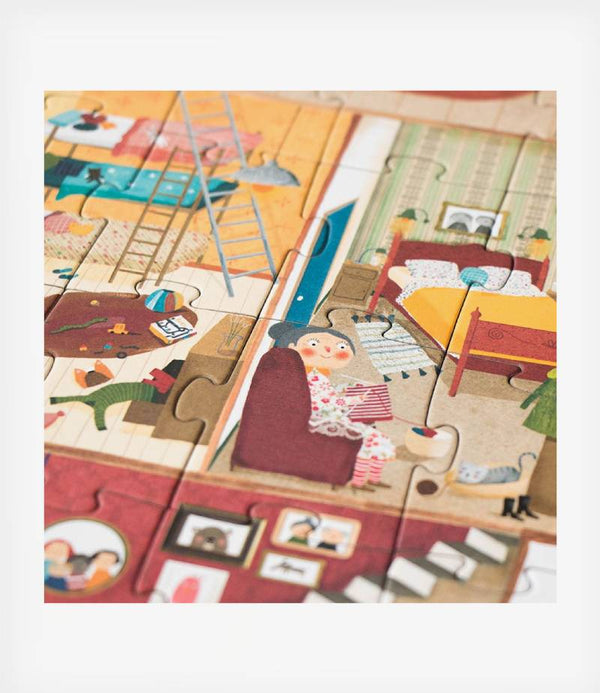 Londji Ζωγραφική - Καλλιτεχνικά - Παζλ Londji Puzzle 36 κομματιών – Welcome to my Home!