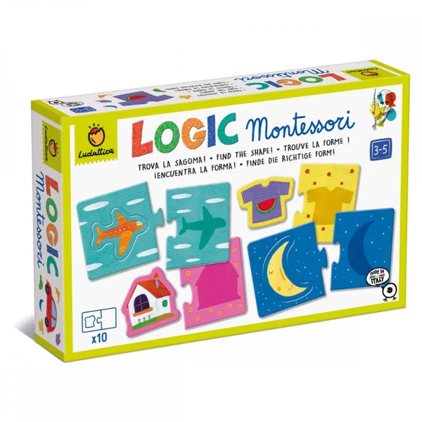 Ludattica Εκπαιδευτικά Παιχνίδια Logic Montessori – Βρες το Σχήμα Ludattica