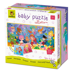 Ludattica Ζωγραφική - Καλλιτεχνικά - Παζλ Ludattica Baby Puzzle – Γοργόνες