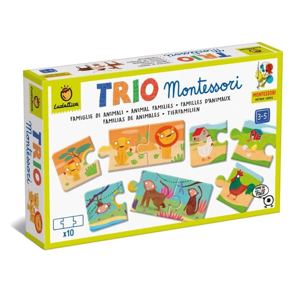 Ludattica Επιτραπέζια Παιχνίδια Ludattica Montessori  Οικογένειες Ζώων Εκπαιδευτικό Παιχνίδι
