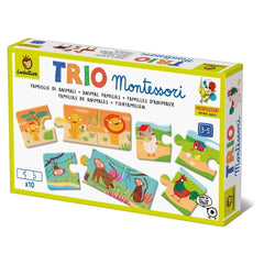 Ludattica Επιτραπέζια Παιχνίδια Ludattica Montessori  Οικογένειες Ζώων Εκπαιδευτικό Παιχνίδι