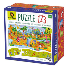 Ludattica Ζωγραφική - Καλλιτεχνικά - Παζλ Ludattica Puzzle 1 2 3 – Οι Δεινόσαυροι