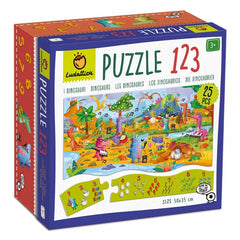 Ludattica Ζωγραφική - Καλλιτεχνικά - Παζλ Ludattica Puzzle 1 2 3 – Οι Δεινόσαυροι