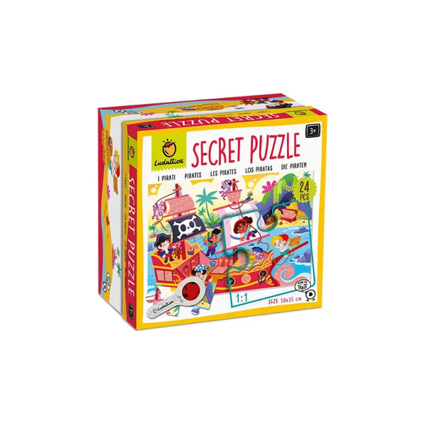 Ludattica Ζωγραφική - Καλλιτεχνικά - Παζλ Ludattica Secret Puzzle – Οι Πειρατές