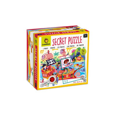Ludattica Ζωγραφική - Καλλιτεχνικά - Παζλ Ludattica Secret Puzzle – Οι Πειρατές