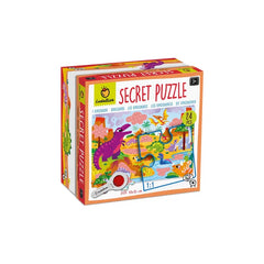 Ludattica Ζωγραφική - Καλλιτεχνικά - Παζλ Ludattica Secret Puzzle – Οι Δεινόσαυροι