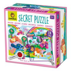 Ludattica Ζωγραφική - Καλλιτεχνικά - Παζλ Ludattica Secret Puzzle – Μονόκεροι
