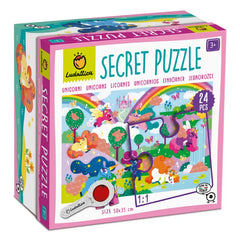 Ludattica Ζωγραφική - Καλλιτεχνικά - Παζλ Ludattica Secret Puzzle – Μονόκεροι