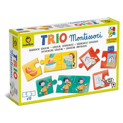 Ludattica Επιτραπέζια Παιχνίδια Ludattica Trio Montessori – Λογική συνέχεια Logical Sequences