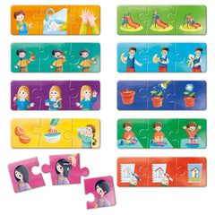 Ludattica Επιτραπέζια Παιχνίδια Ludattica Trio Montessori – Λογική συνέχεια Logical Sequences