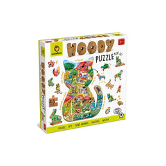 Ludattica Ζωγραφική - Καλλιτεχνικά - Παζλ Ludattica Woody Puzzle – Μωρά Ζωάκια