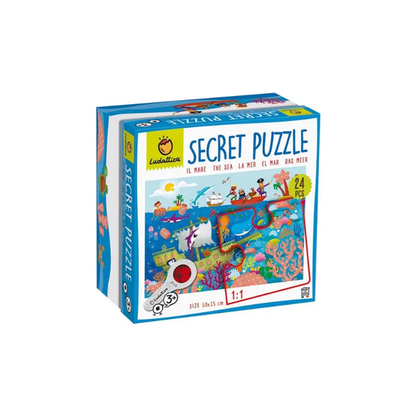 Ludattica Ζωγραφική - Καλλιτεχνικά - Παζλ Secret Puzzle – Η Θάλασσα