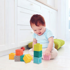 LUDI Βρεφικά Παιχνίδια Δραστηριοτήτων Ludi Πλαστικοί Κύβοι