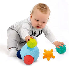 LUDI Βρεφικά Παιχνίδια Δραστηριοτήτων Ludi Μπάλα δεξιοτήτων & οδοντοφυίας με μπαλάκια παζλ.