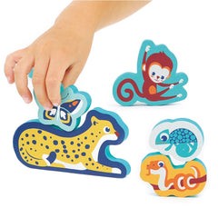 LUDI Βρεφικά Παιχνίδια Δραστηριοτήτων Ludi Σφηνώματα από μαλακό υλικό "Ζούγκλα"