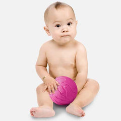 LUDI Βρεφικά Παιχνίδια Δραστηριοτήτων Ludi σετ 3 μεγάλες μπάλες αισθήσεων Ροζ 15 εκ.