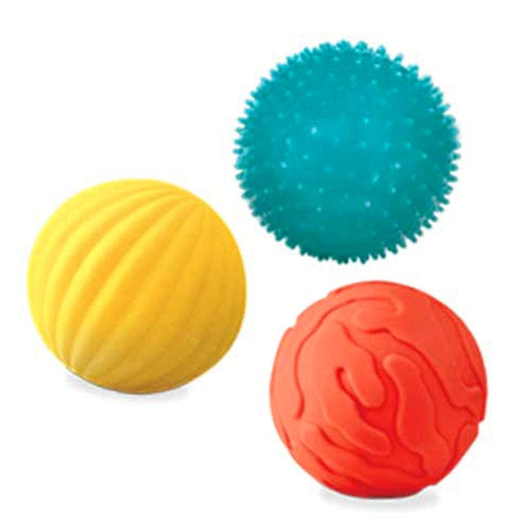 LUDI Βρεφικά Παιχνίδια Δραστηριοτήτων Ludi σετ 3 τεμάχια μπάλες αισθήσεων παιχνιδιού 8εκ.
