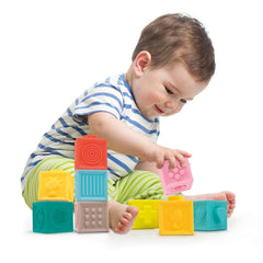 LUDI Βρεφικά Παιχνίδια Δραστηριοτήτων Ludi 6 μπαλες αισθήσεων και 6 κύβοι στοίβαξης και ταξινόμησης