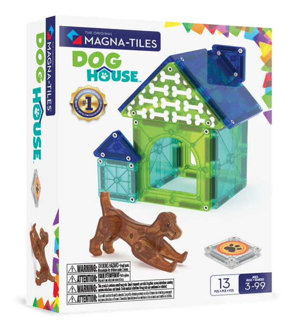 MAGNA-TILES Μαγνητικά Τουβλάκια MAGNA-TILES Μαγνητικό Παιχνίδι 13 κομματιών Dog House
