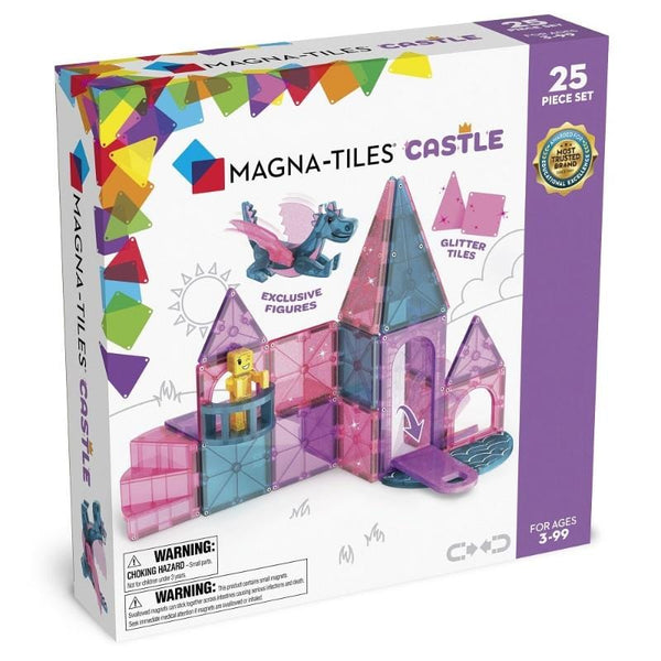 MAGNA-TILES Μαγνητικά Τουβλάκια Magna-Tiles Μαγνητικό παιχνίδι 25 κομματιών Castle