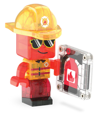 MAGNA-TILES Μαγνητικά Τουβλάκια MAGNA-TILES Μαγνητικό Παιχνίδι 27 κομματιών Fire Rescue