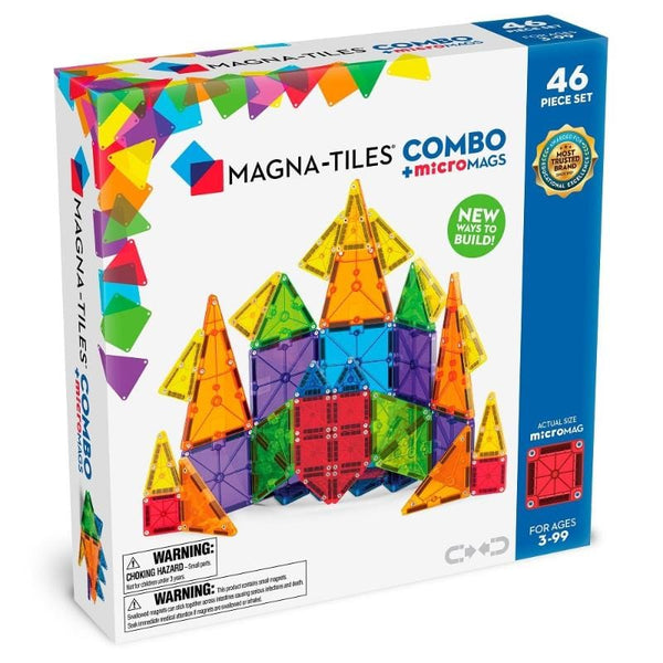 MAGNA-TILES Μαγνητικά Τουβλάκια Magna-Tiles Μαγνητικό παιχνίδι 46 κομματιών Combo